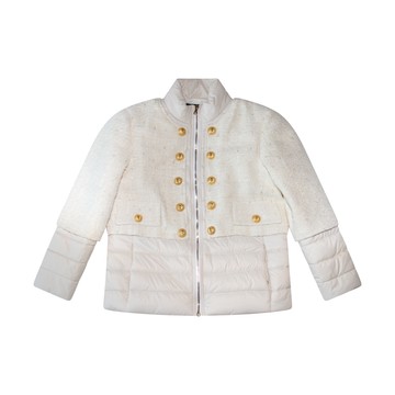Balmain - Ivory Puffer Down Jacket