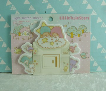 【震撼精品百貨】Little Twin Stars KiKi&LaLa 雙子星小天使 電燈貼 震撼日式精品百貨