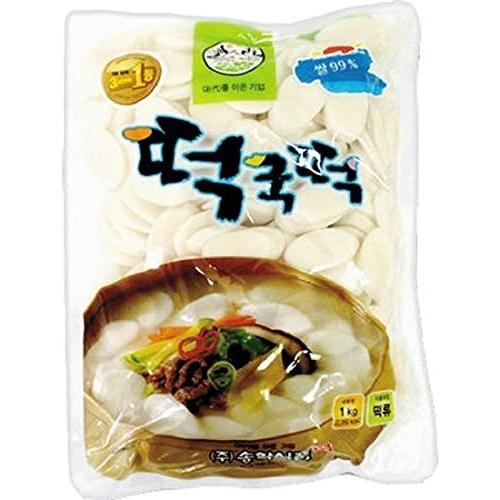 [松鶴]　トック1kg（韓国食品、インスタント食品、もち、餅）