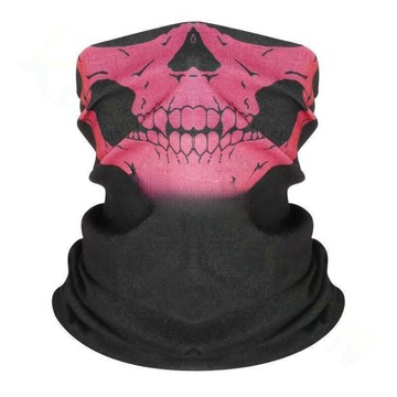 戶外騎行面罩野戰幽靈骷髏頭套自行車戶外防曬透氣多功能戰術防護【Snowbelle優選】