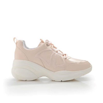 Keeley Ann輕量厚底綁帶休閒鞋(粉紅色526577256)