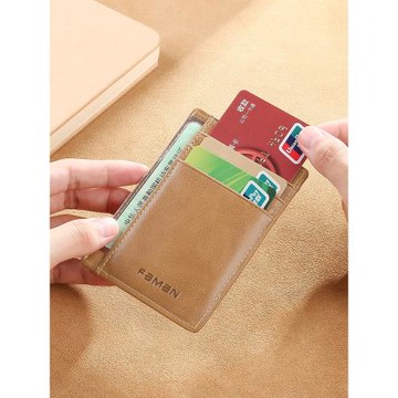 超薄卡包男士真皮韓國多卡位卡夾迷你皮套駕駛證女式簡約小證件包