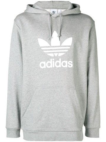 adidas - trefoil hoodie - men - Cotton - S - Grey