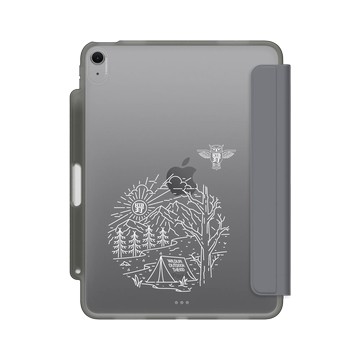 11 吋 iPad Air (M2) iPad Case 極致灰 - KID - 戶外野營森林村
