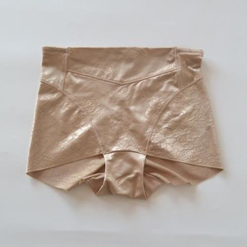 日本中腰內褲女輕壓收腹提臀無痕塑身夏提花塑形產后平角褲純棉襠