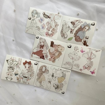 【4月新品】動物速寫套裝B 有優質紙張和霧面銅版紙可選