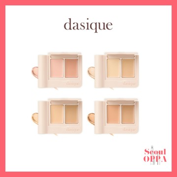 [Dasique] 專業遮蓋雙色遮瑕盤 2.4g 持久痘疤黑眼圈提亮修容化妝彩妝 Concealer Palette