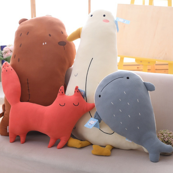【棉床本舖】動物好朋友抱枕 四種角色可選 可愛療癒 情人節禮物｜生日禮物