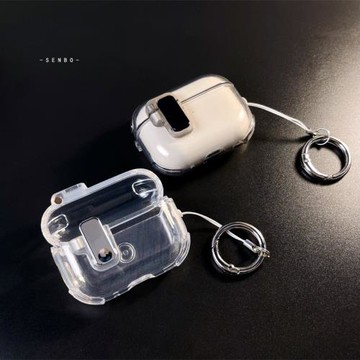 適用airpods4保護套ipods三代主動降噪pro自動彈蓋一體二代airpod三代airpodspro2蘋果藍牙無線耳機殼1代防摔