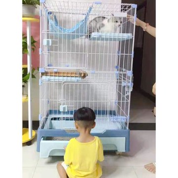 貓籠家用別墅貓籠子超大自由空間室內貓咪貓舍帶廁所貓屋雙層三層