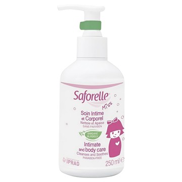 Saforelle 絲膚潔 女孩私密沐浴露  250ml  1瓶