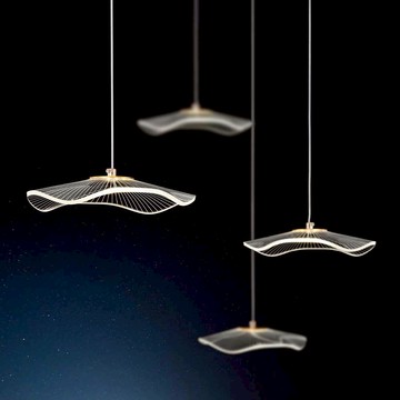 LED 現代風質感荷葉造型吊燈 08-1321