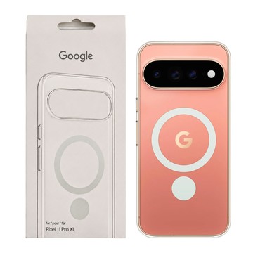 Google 原廠 Pixel 11 Pro XL Pixelsnap 透明磁吸保護殼 (台灣公司貨)