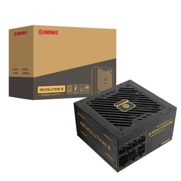 ENERMAX REVOLUTION III 1000W ATX 3.1 80PLUS 金牌 12V-2x6 電源供應器