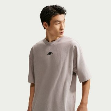 NIKE 短袖上衣 男 寬鬆 AS M NSW TEE OS PREM ESS SUST 灰 IH1130-009