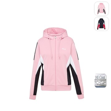 【FILA】女性 吸濕排汗 針織外套-深粉 5JKY-5716-PK