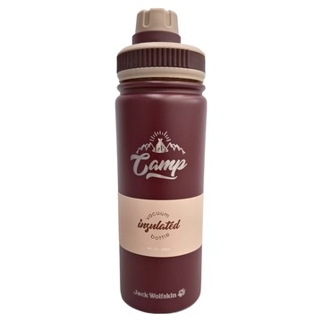 Jack Wolfskin 飛狼 Camp 野趣手提運動瓶 JW-819R 紅色 耐熱溫度 0℃~90℃ 容量 530ml  1個