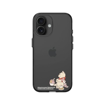 iPhone 16 Clear (相機按鈕) 酷墨灰 - 迪士尼-小熊維尼 Disney Winnie The Pooh - 溫馨早午餐