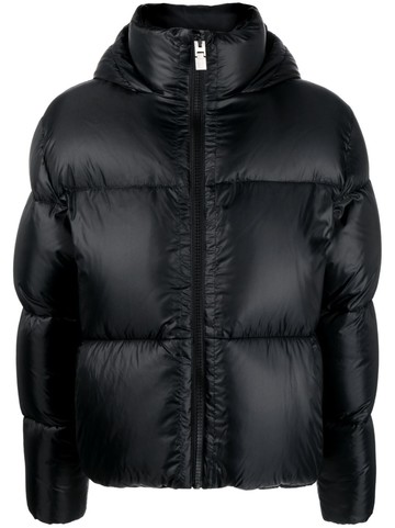 Givenchy - logo-print padded jacket - men - Polyamide/Polyamide/Feather Down - 52 - Black