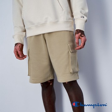 Champion 官方直營-男款 經典口袋運動棉褲(卡其)