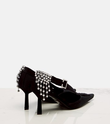 Prada Crystal-embellished pumps