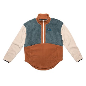 【西雅圖 KAVU】Timber Lane 搖粒絨半拉鏈上衣 混和雲層 #2211