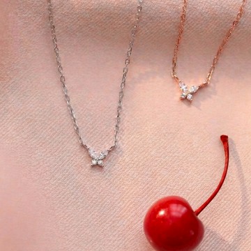 【Isha Jewelry】輕舞蝴蝶 純銀項鍊 兩色可選