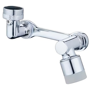 機械水龍頭 3D旋轉兩段式出水 鋅合金材質 節水省錢  9x4x8.5cm  1個