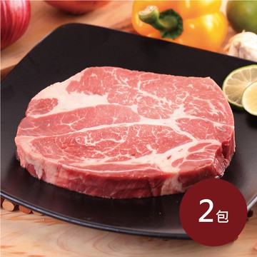【料里長】美國安格斯濕式熟成嫩肩梅花牛排2包組(280g/包)