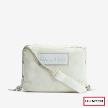 HUNTER - Travel輕量斜背包-奶油白