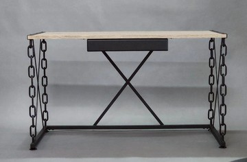 金屬家具/洋風/木紋/塑合板/書桌/辦公桌(長120cm x寬60cmx高71cm)