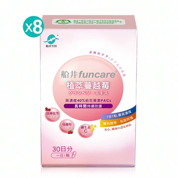 限時39折閃購★船井®植萃蔓越莓私密呵護組(共240顆)