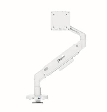 KANO系列 Raymii LS-127-U1 氣壓式短軸螢幕支架 小桌面適用-霧面白