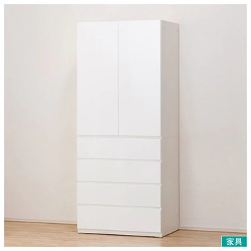 ◎衣櫥 PORTE-D 80BC WH NITORI宜得利家居