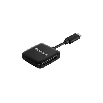 Transcend RDC3 高速Type C SD記憶卡雙槽讀卡機-黑 (TS-RDC3)