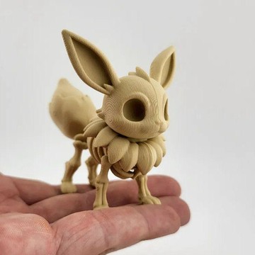 🌞包包優選寶藏品🌟🌟【伊布】骨骼化石手辦寶可夢模型3D打印同人材質擺件潮玩禮物收藏🌞