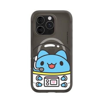 iPhone 16 Pro AirX 本質黑 - 貓貓蟲咖波 Bugcat Capoo - 太空咖波呼叫地球總部
