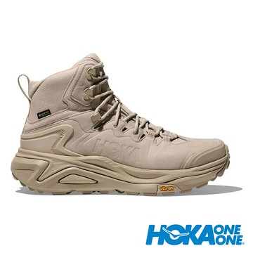 【HOKA】男Kaha 3 GTX中筒多功能健行鞋『亞麻/燕麥奶』1162530 戶外 露營 登山 健行 休閒 時尚 Gore-tex 登山鞋 健行鞋