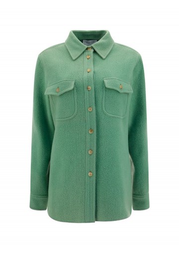 Gabriela Hearst - John Austin Shirt - Womens - Green