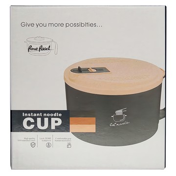 304不鏽鋼大容量泡麵杯 900ml 附帶濾水孔  顏色隨機  1個