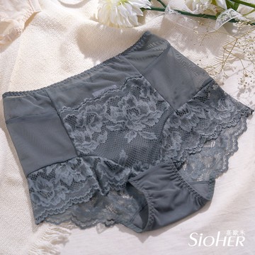 韓國VIP呵護蕾絲中高腰內褲 M-4L｜SiOHER熹歐禾
