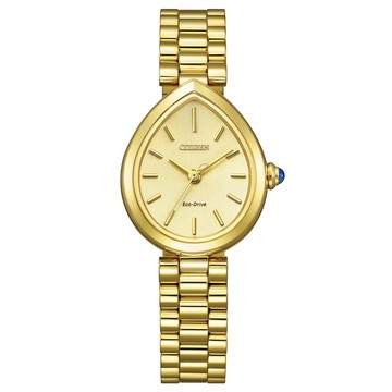CITIZEN L系列 RAINELL 光動能 水滴型時尚腕錶 錶 手錶 送禮 EM1202-50P