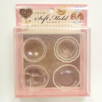 【レジン/粘土型】　ソフトモールド　スイートスイーツ