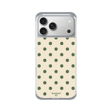iPhone 17 Pro Max ClearX (MagSafe 兼容) 霜透灰 - Knock Knock A2Z - 抹茶甘納許