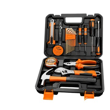 多件式工具組 【銳達】家庭工具箱 19件套 多功能五金維修盒 萬用工具全套 組合工具套裝