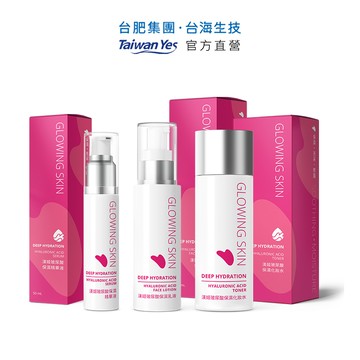 【台肥集團 台海生技】渼姬玻尿酸保濕三件組(化妝水+精華液+乳液)