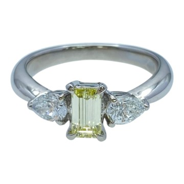 JEWELRY 無品牌珠寶 PT900鉑金 鑽石 戒指 【二手名牌BRAND OFF】