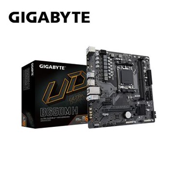 技嘉 B650M H 主機板+AMD R7 7700 MPK 裸裝含風扇 8核/16緒