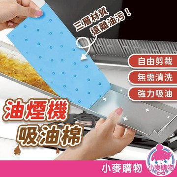 油煙機吸油棉 1片 拋棄式 吸油棉條 抽油煙機 通用型 懶人必備 任意裁剪 抽油煙機 油槽吸油【小麥購物】【Y403】