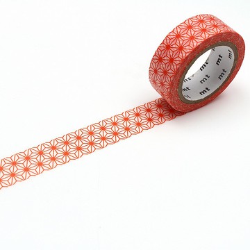 mt Deco 和紙膠帶 / 麻葉・赤橙 (MT01D470) / 2020AW